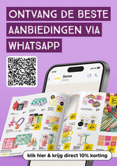 Ontvang de beste aanbiedingen via Whatsapp